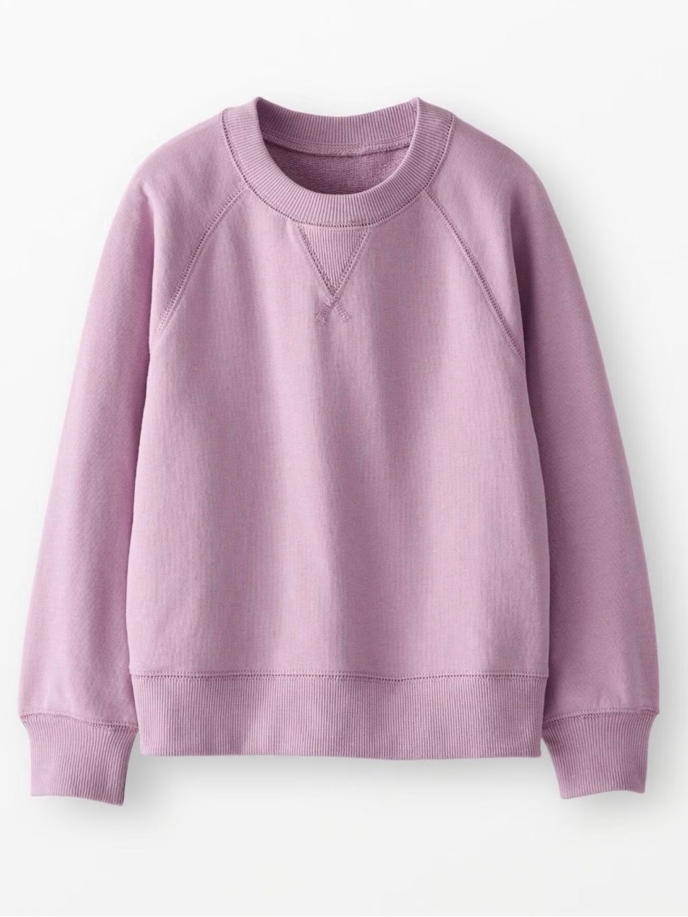 Hanna Andersson French Terry Sweatshirt in Lavender Mist size 3 (90cm)